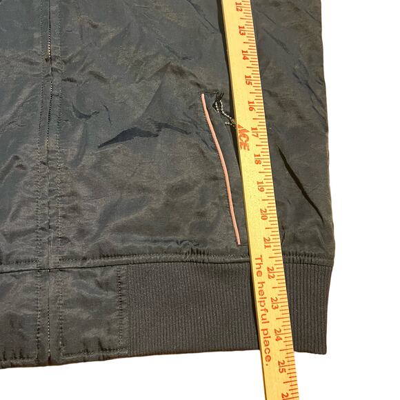 Harley Davidson Motocycles Women’s Full Zip Jacket Size Large Pink White Biker - Picture 9 of 9